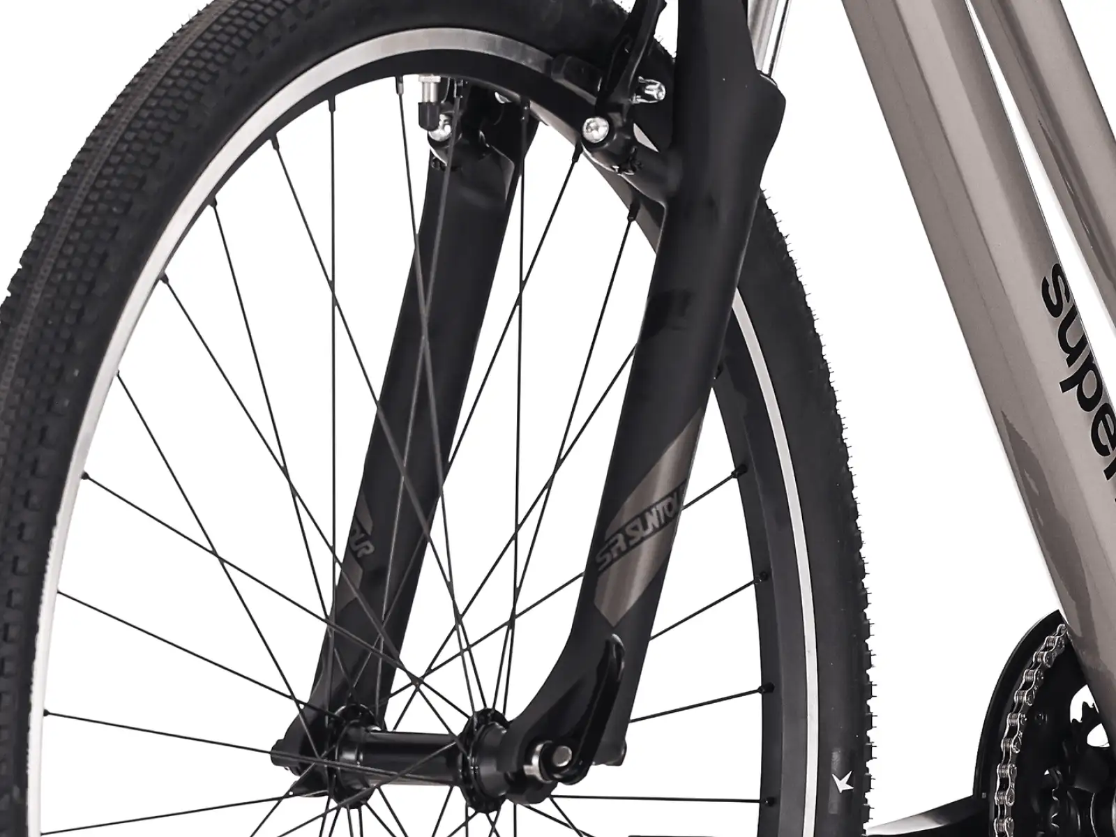 Superior Blox 6.0 MS trekking bike Gloss Dark Chrome