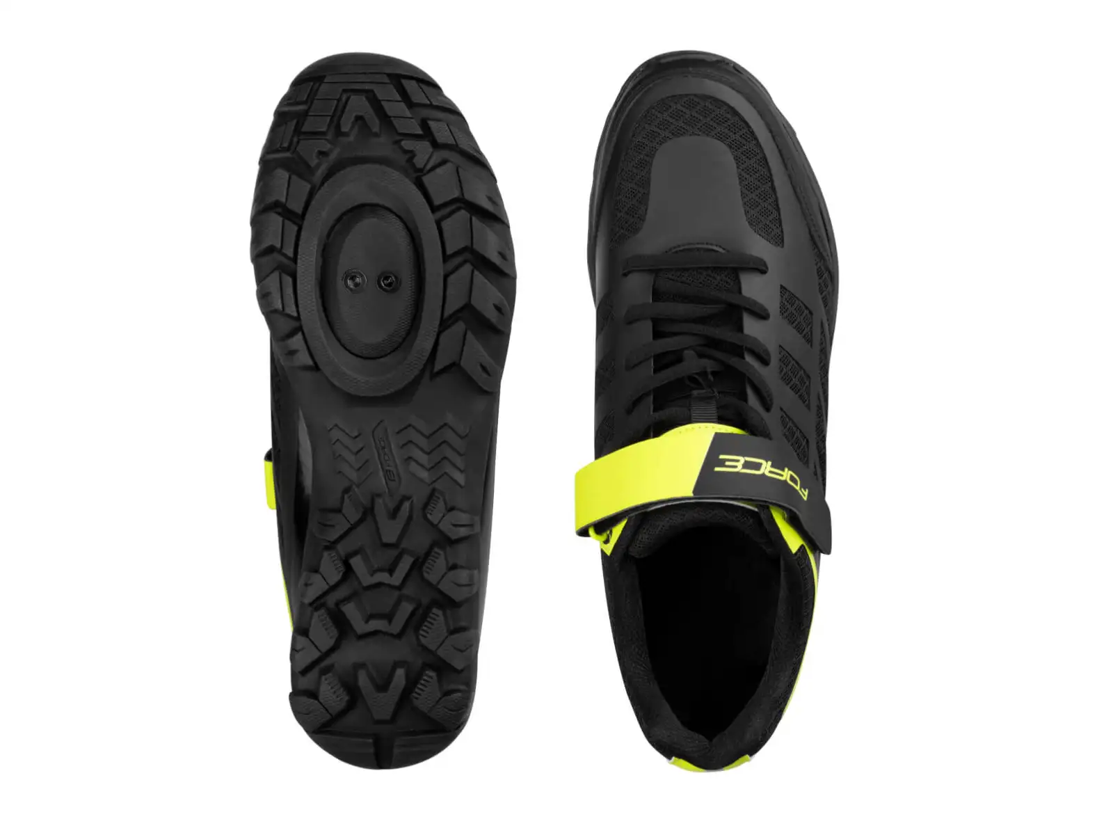 Force GO2 MTB men's cycling shoes black/fluo
