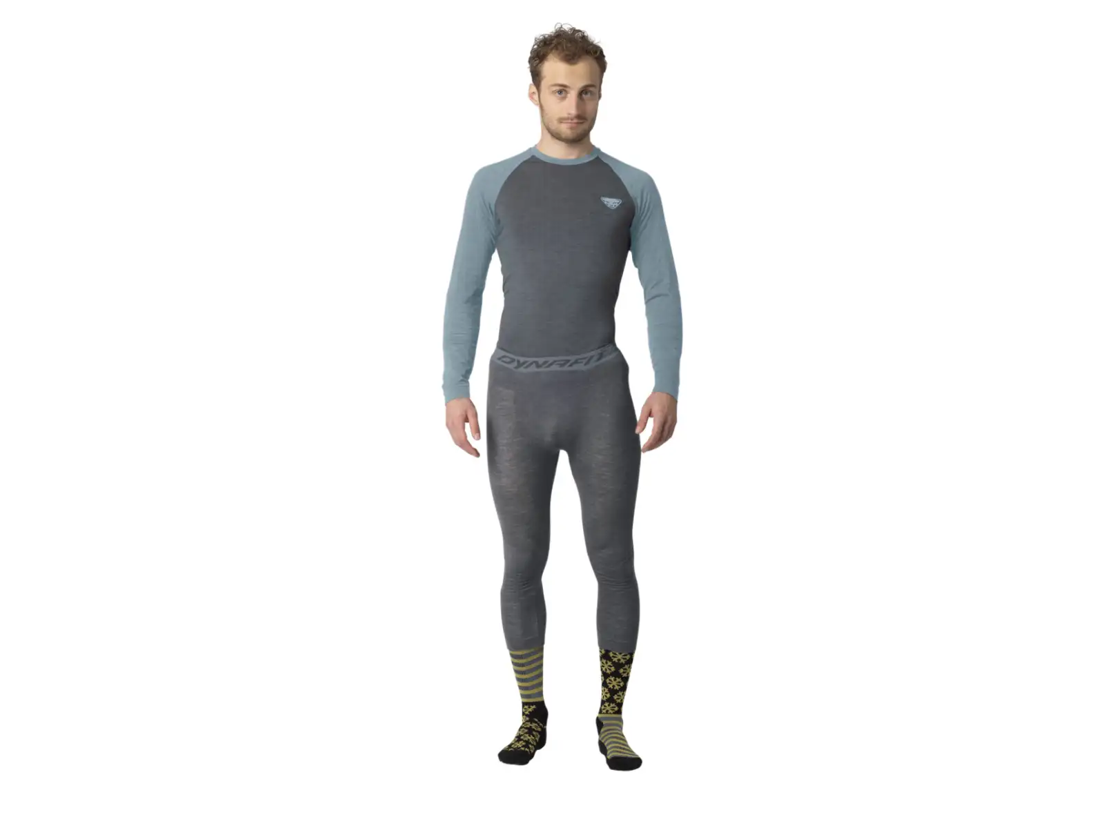 Dynafit Tour Light Merino men's long sleeve shirt Smoke Blue