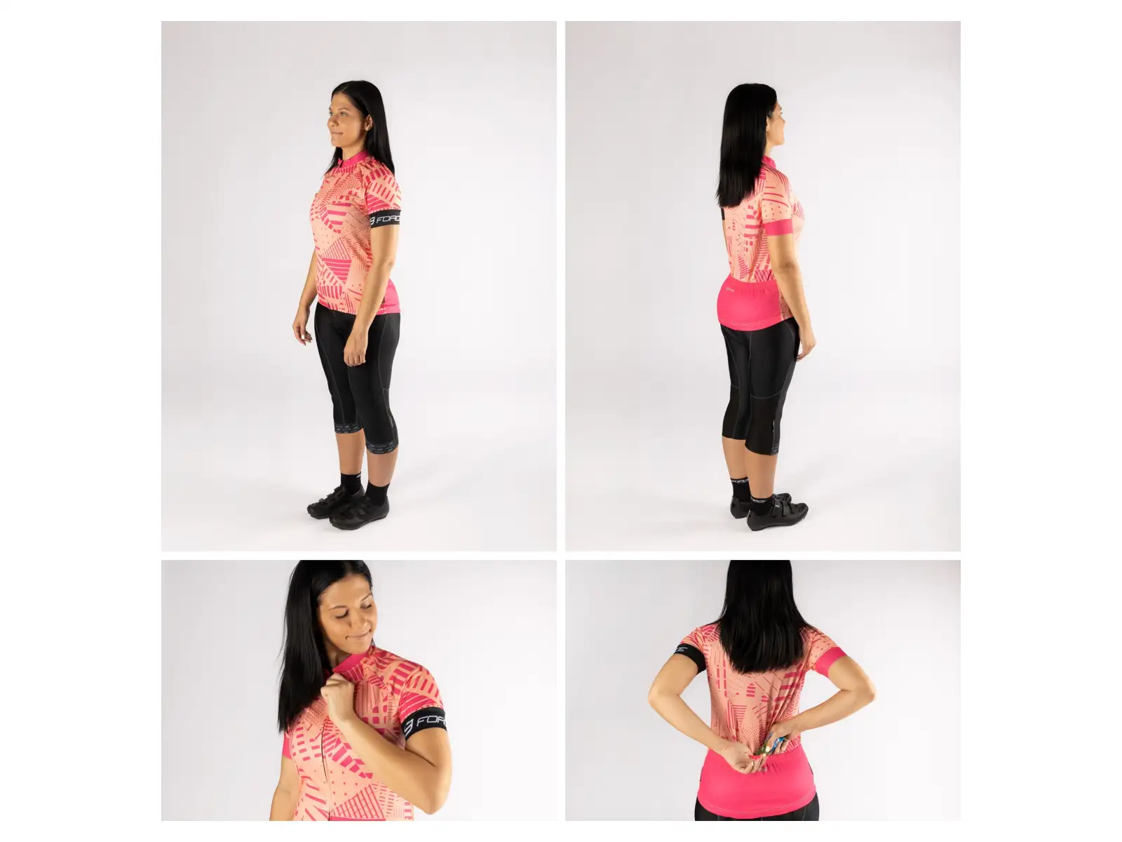 Force Shard Lady jersey short sleeve apricot