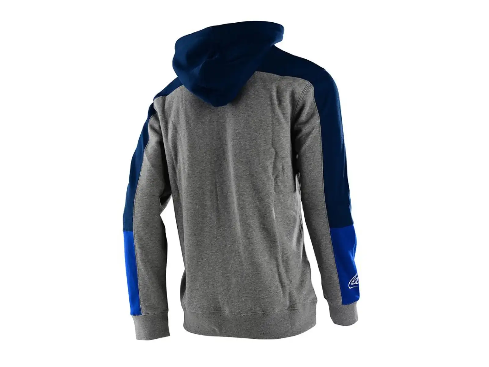 Troy Lee Designs Holeshot men's hoodie Heather Gray/Blue