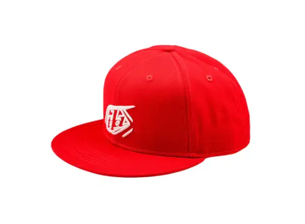 Troy Lee Designs Flat Bill Snapback cap Team Red