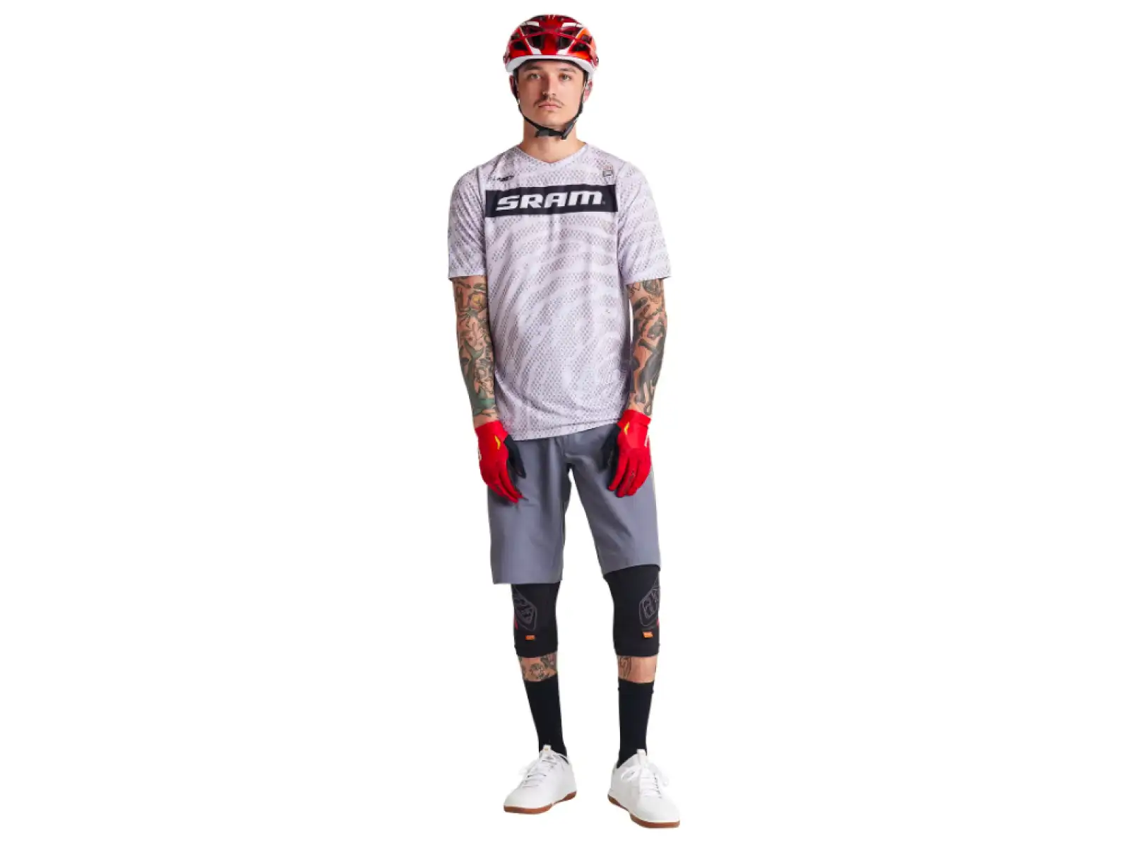 Troy Lee Designs Skyline Air SRAM men's jersey short sleeve Roots Cement