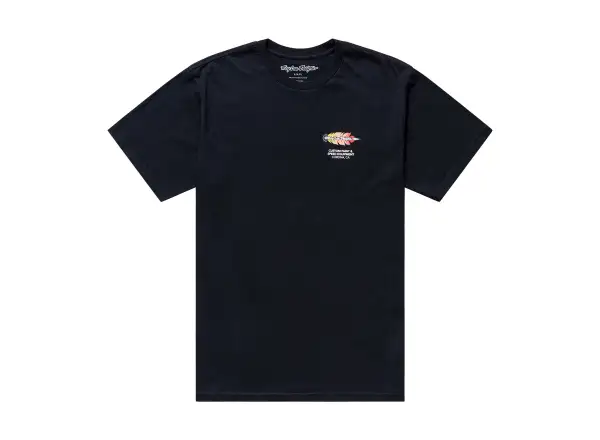 Troy Lee Designs Feather men's T-shirt short sleeve Black/Black