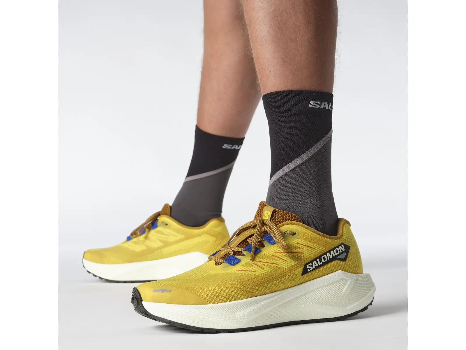 Salomon Aero Blaze 3 GRVL men's running shoes Spicy Mustard