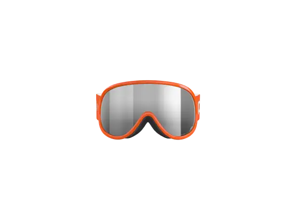 POC POCito Retina kids ski goggles Fluorescent Orange/Partly Sunny Silver