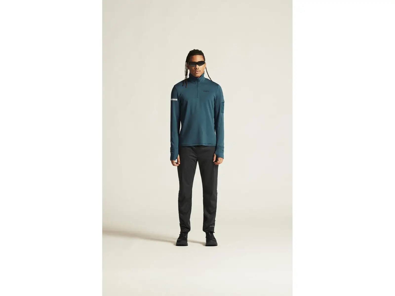Craft ADV SubZ men's running shirt long sleeve green
