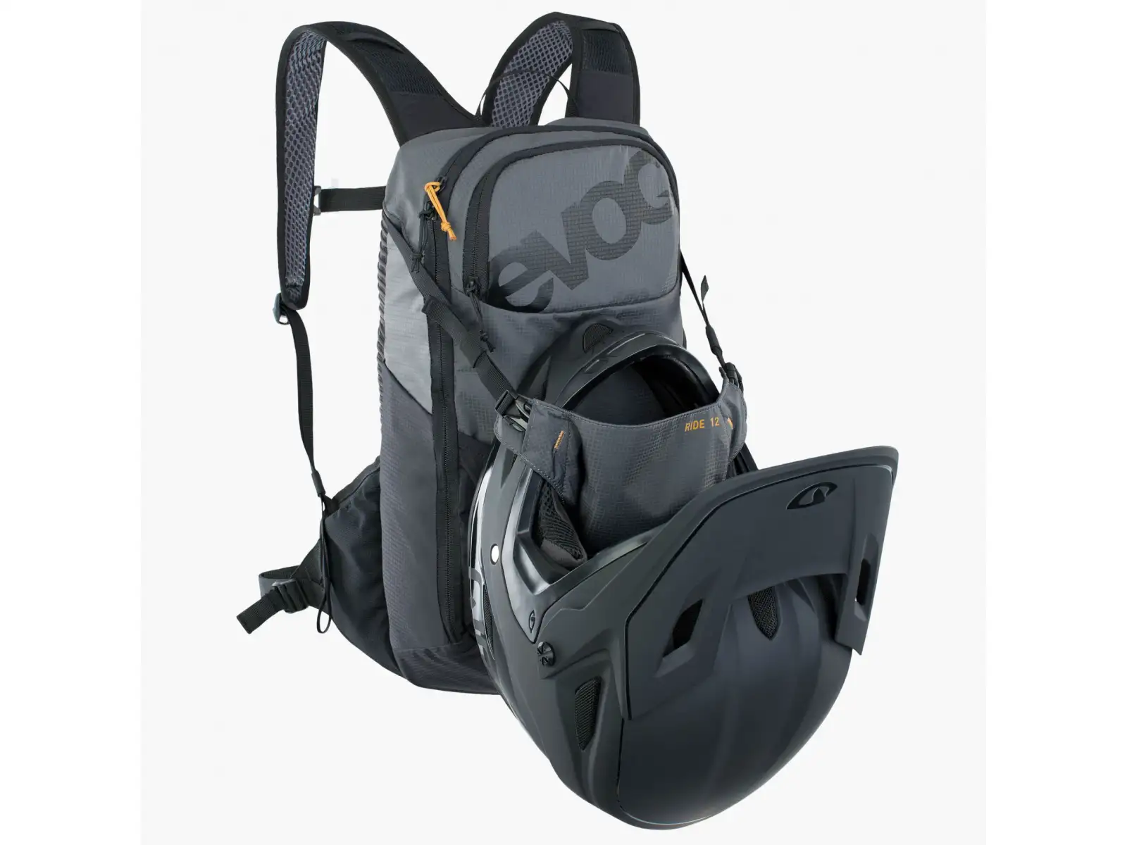 Evoc Ride 12 backpack 12 l + hydration pack 2 l carbon grey/black