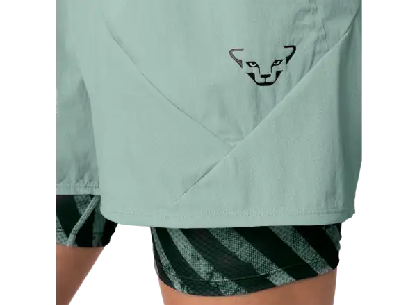 Dynafit Trail 2in1 women's running shorts Jadelite