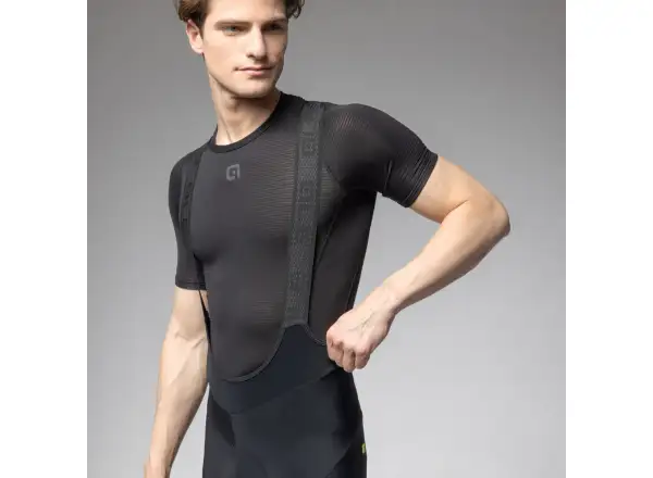 Alé Pragma Winter 2.0 men's insulated bib tights with pad Black