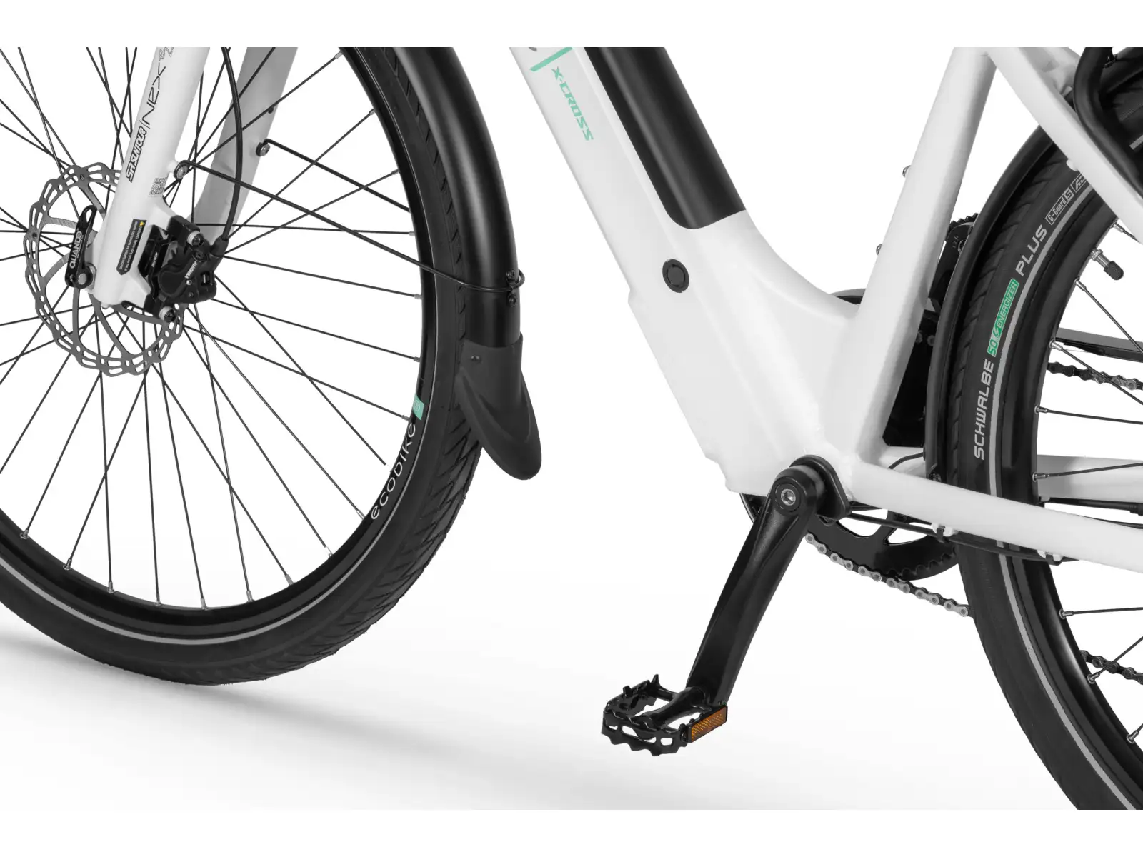 Ecobike X-Cross 630 Wh White trekking e-bike