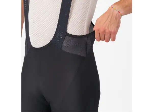 Castelli Endurance 4 men's shorts with pad and bib Black
