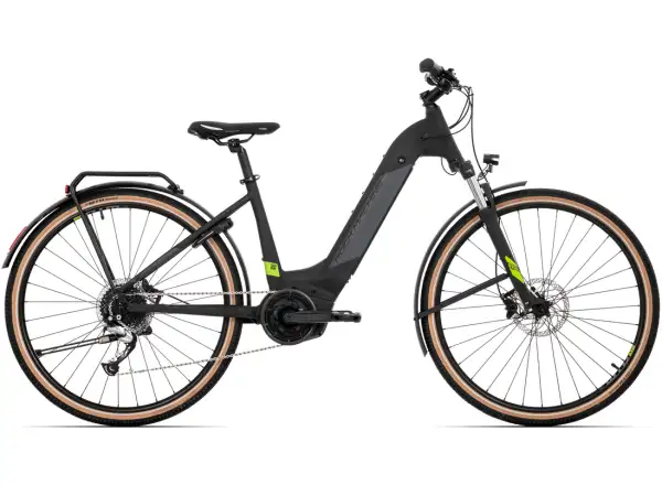 Rock Machine Crossride e500 B Touring hybrid e-bike Matte Black/Grey