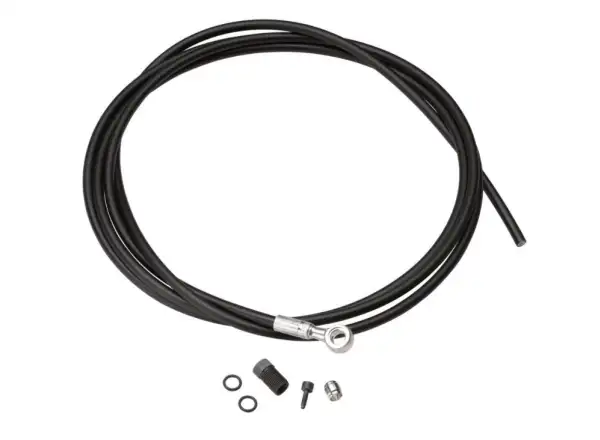 Avid hose for hydraulic brakes -XX /Juicy Ultimate/Juicy 7/Juicy 5, 2000mm black, al banjo