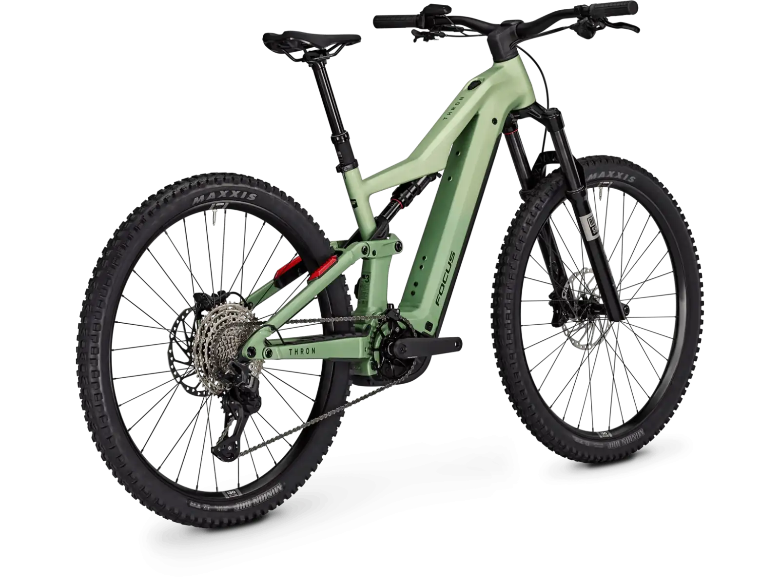 Focus THRON 8 800Wh full-suspension e-bike Mintgrey matt / Artichokegreen matt