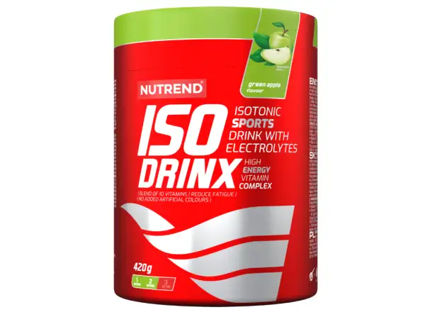 Nutrend Isodrinx 420 g Container Green Apple