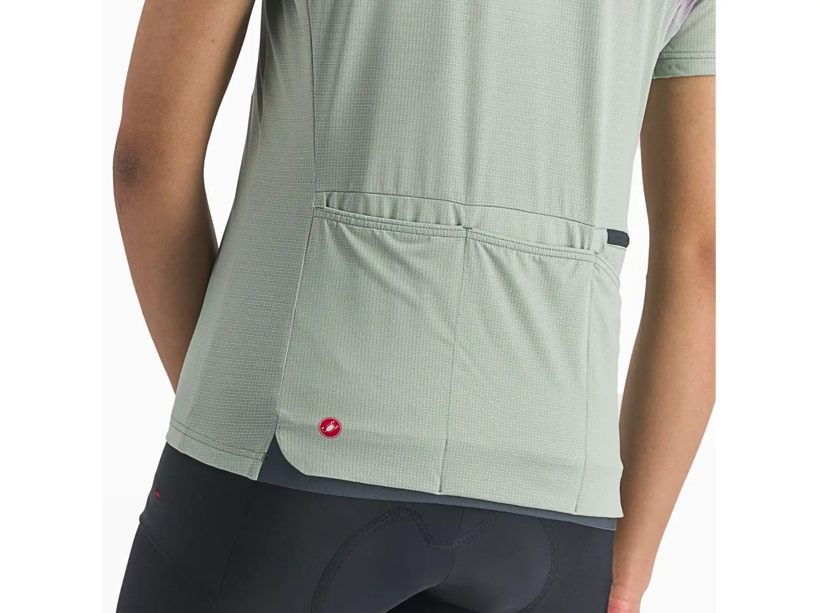 Castelli Unlimited Sentiero 2 women's jersey short sleeve Defender Green