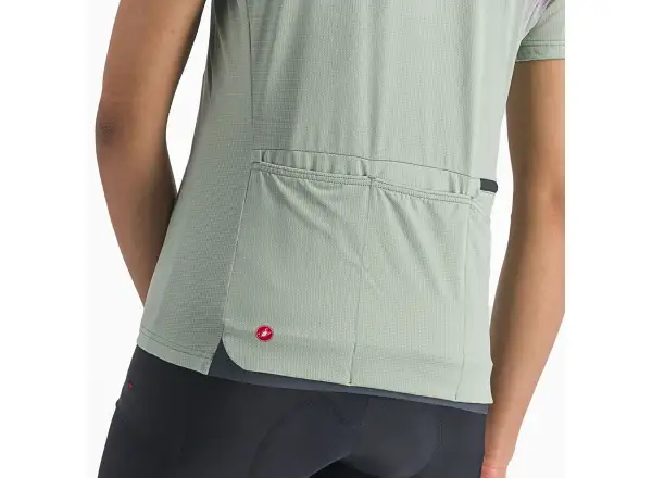 Castelli Unlimited Sentiero 2 women's jersey short sleeve Defender Green