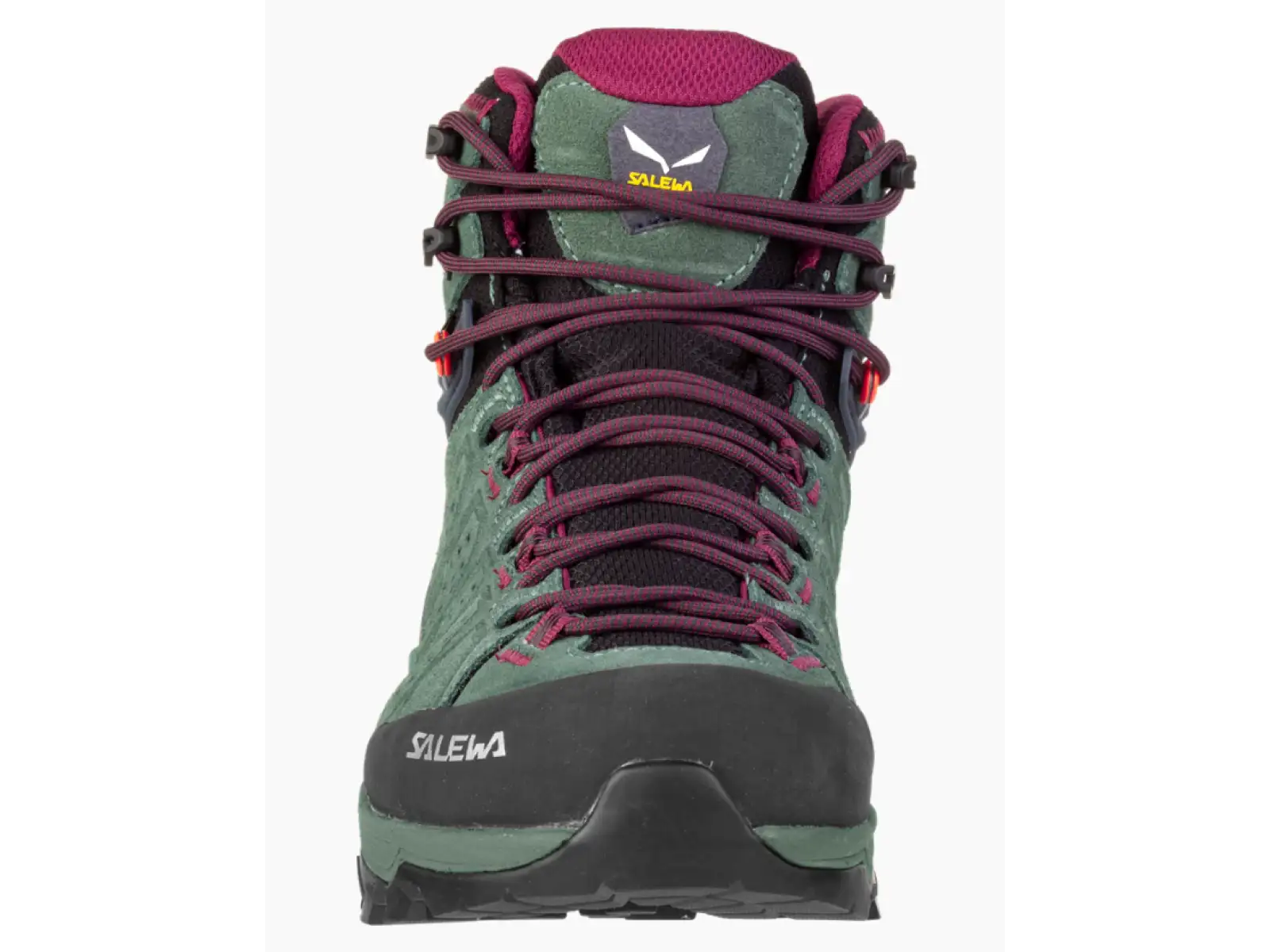 Salewa Alp Trainer 2 Mid GTX women's shoes Duck Green/Rhododendon