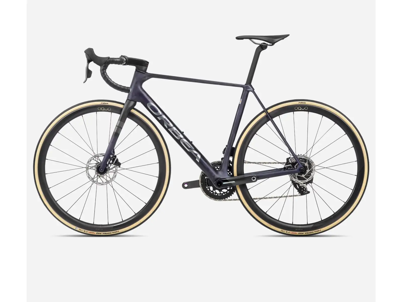 Orbea Orca M21eLTD PWR Road Bike Tanzanite/Carbon Raw