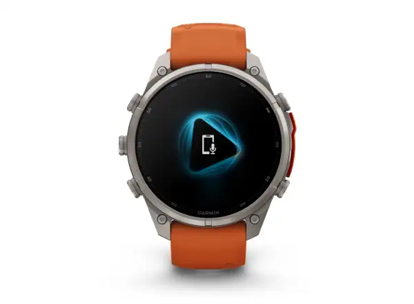 Garmin Fénix 9 Pro inReach 47 mm smart watch Titanium Autumn orange/Spark orange