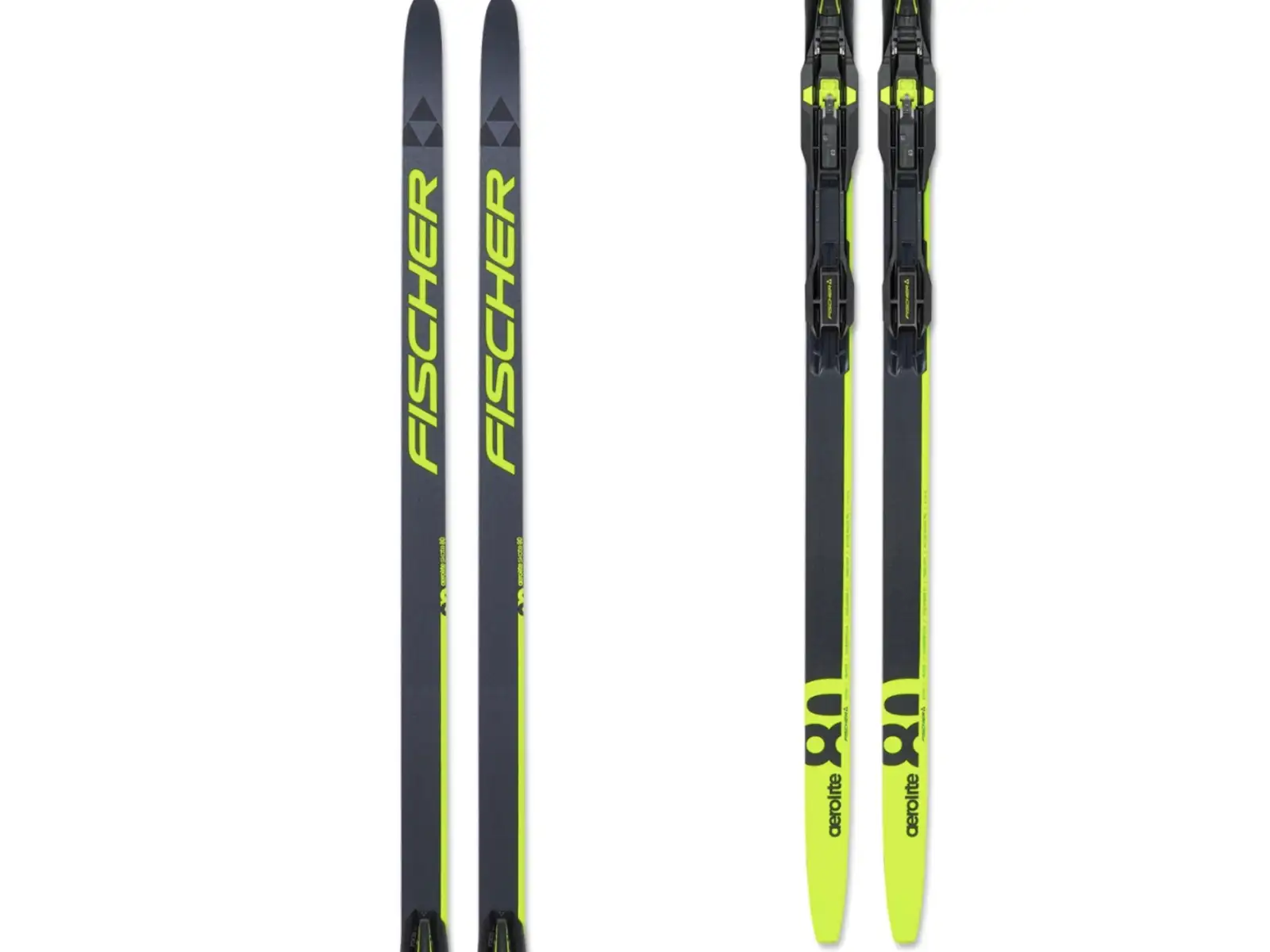 Fischer Aerolite Skate 80 cross-country skis + Race Skate bindings set