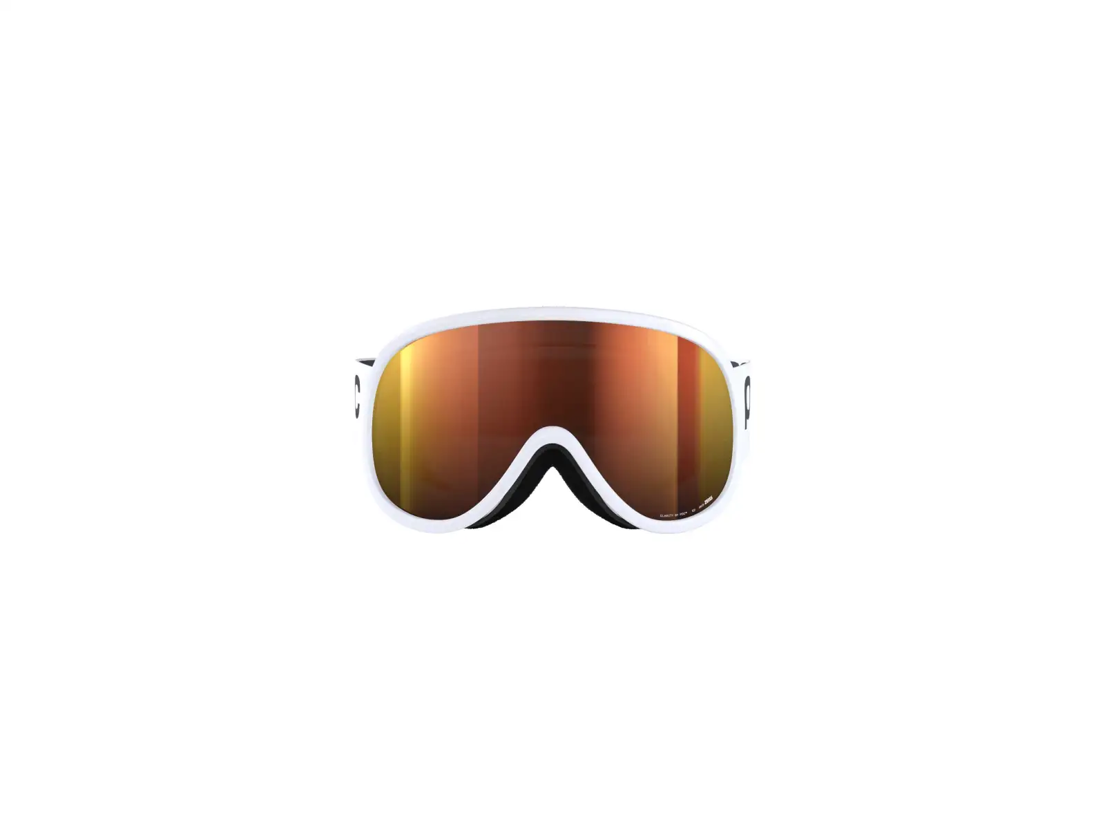 POC Retina Mid ski goggles Hydrogen White/Partly Sunny Orange