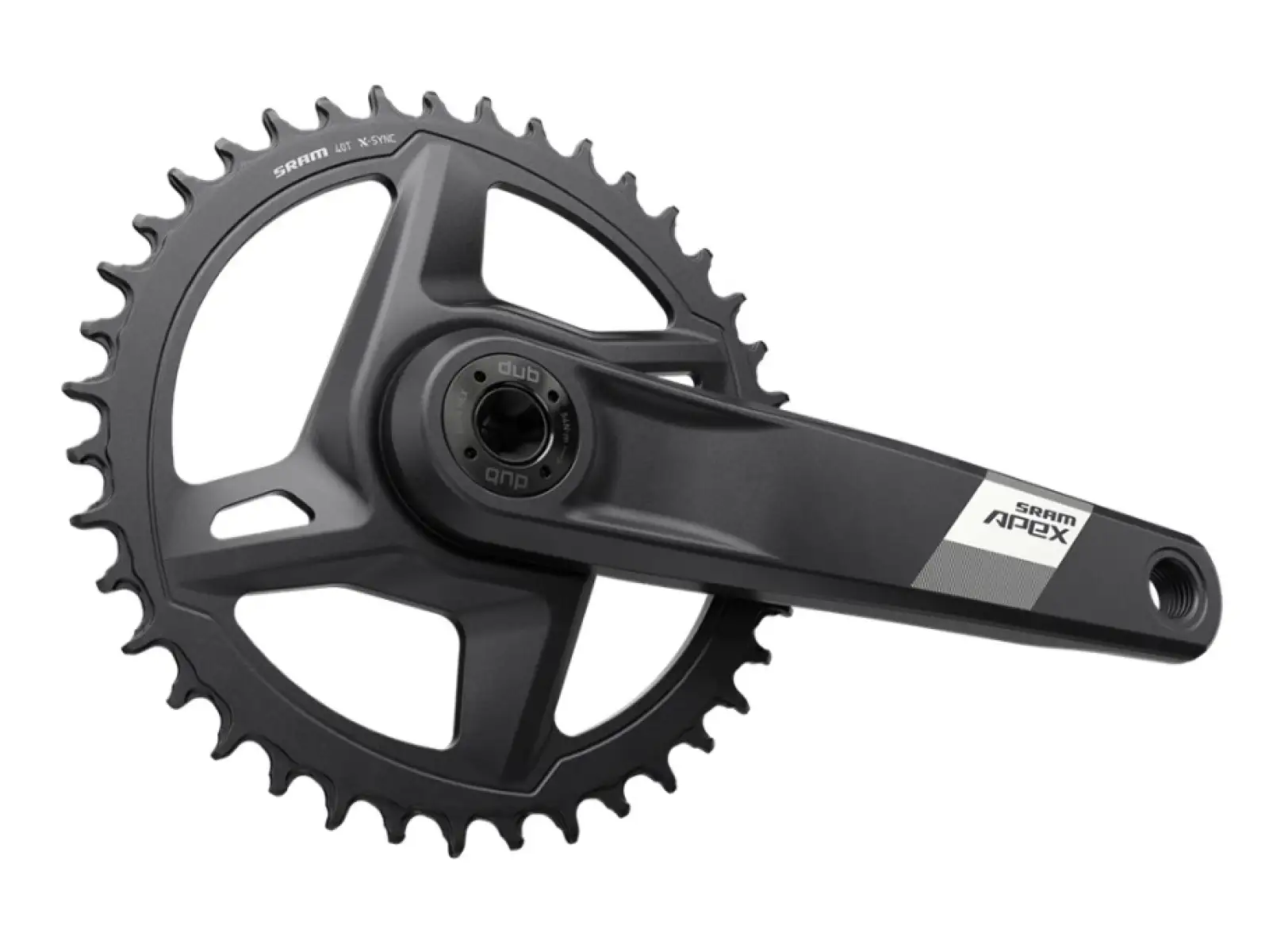 Sram Apex 1 D1 DUB 83 mm AI Cranks with a 42-tooth DM Chainring