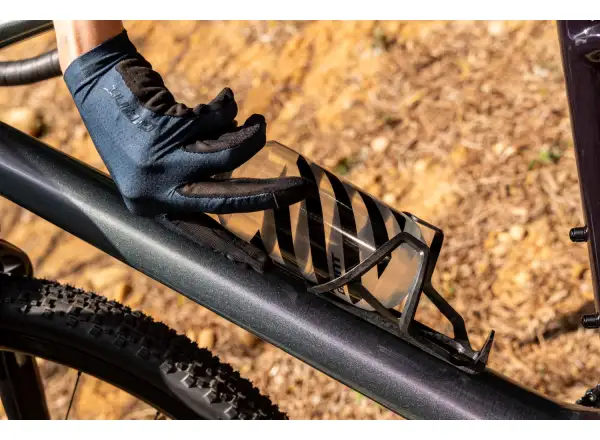 Giant Airway Elite Matt bottle cage Black/Gloss silver