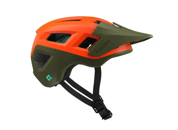 Lazer Coyote KinetiCore helmet Orange / Green