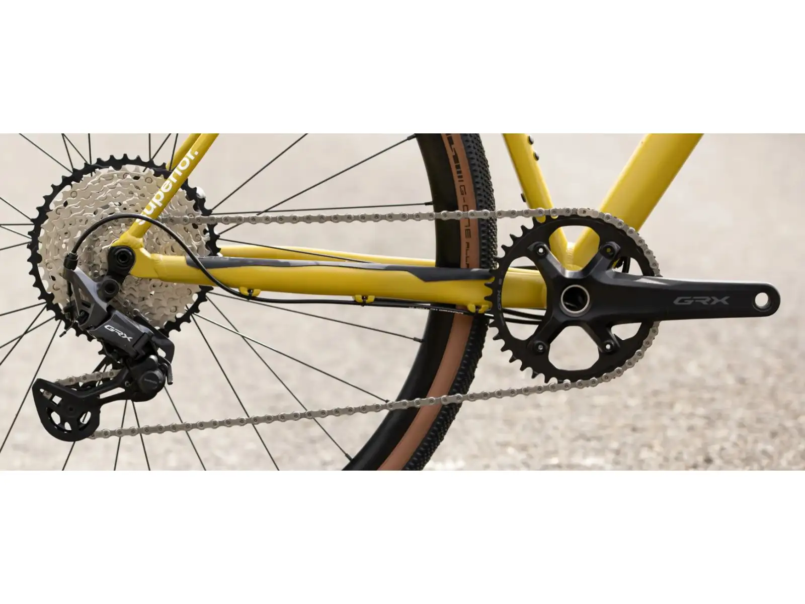 Superior X-Road 6.5 GR gravel bike matte mustard / black