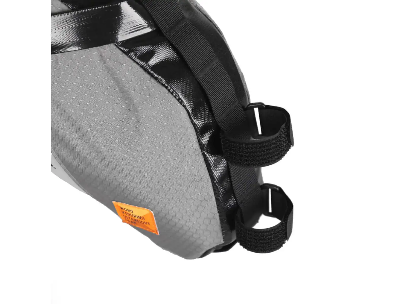 Woho X-Tourning Dry Bag saddle bag 8-12 l Honeycomb Iron Gray size M