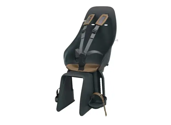 Urban Iki Ta-ke rear bike seat for MIK carriers Bincho Black/Kurumi Brown