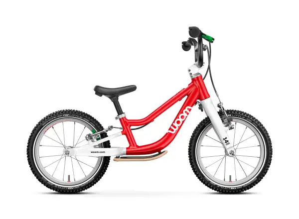 Woom GO 1 Plus children's balance bike 14" Red