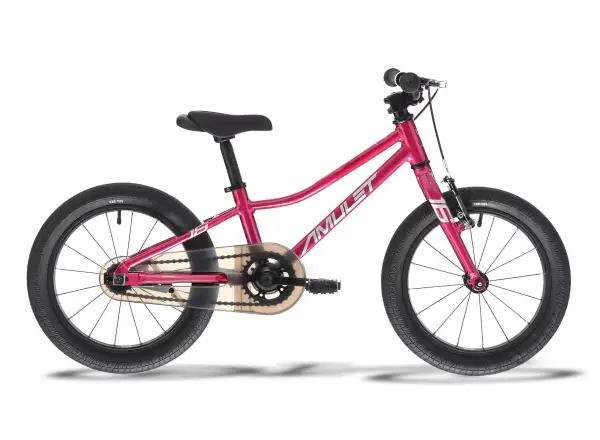 AMULET 16 Fun kids bike raspberry pearl/silver