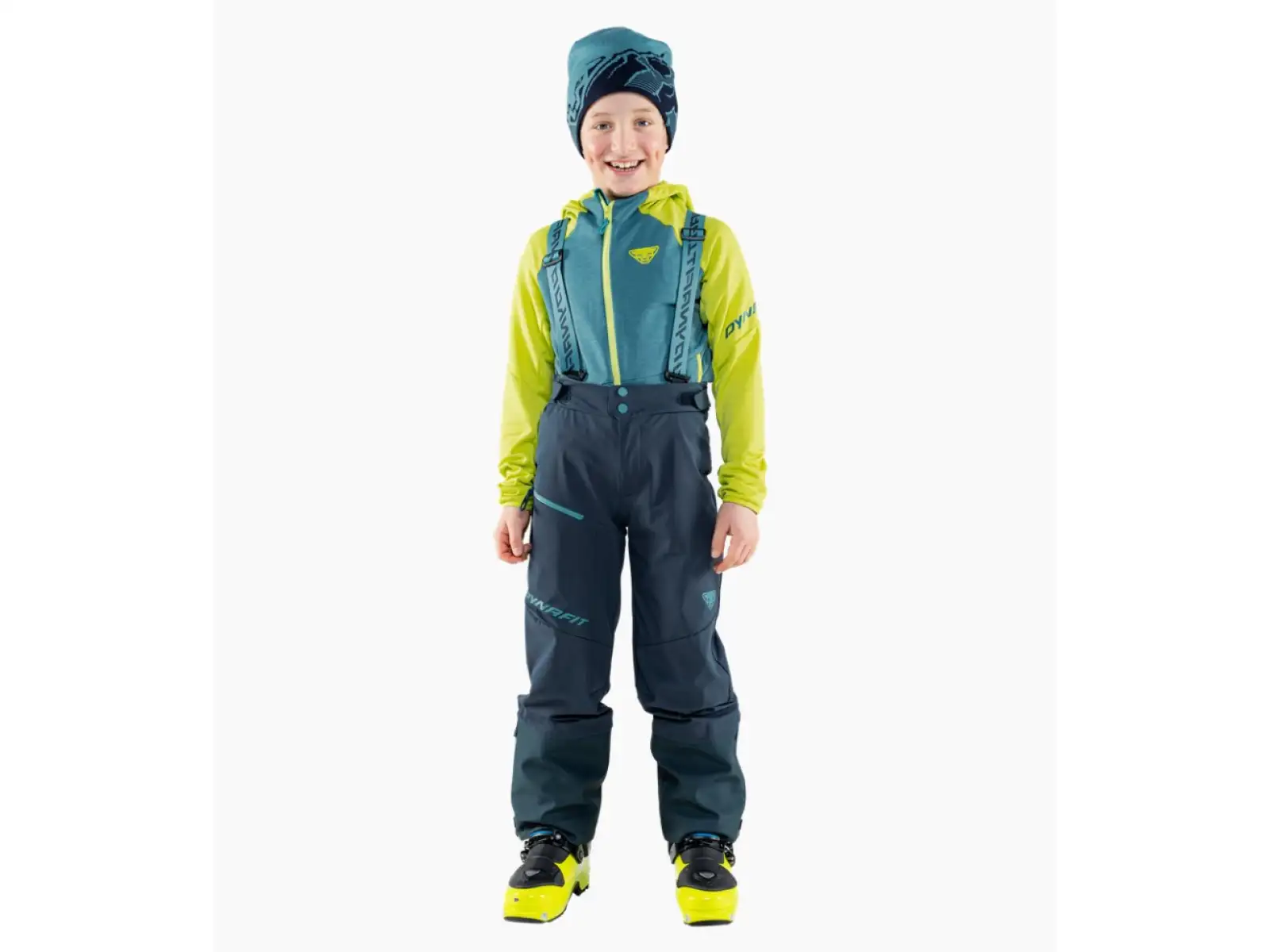 Dynafit Youngstar 3L kids bib pants Blueberry/Storm Blue