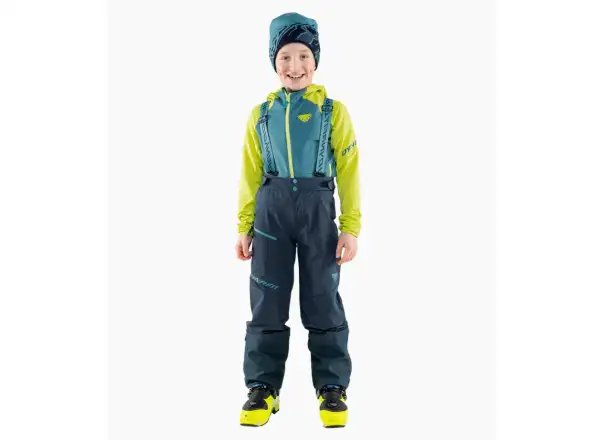 Dynafit Youngstar 3L kids bib pants Blueberry/Storm Blue