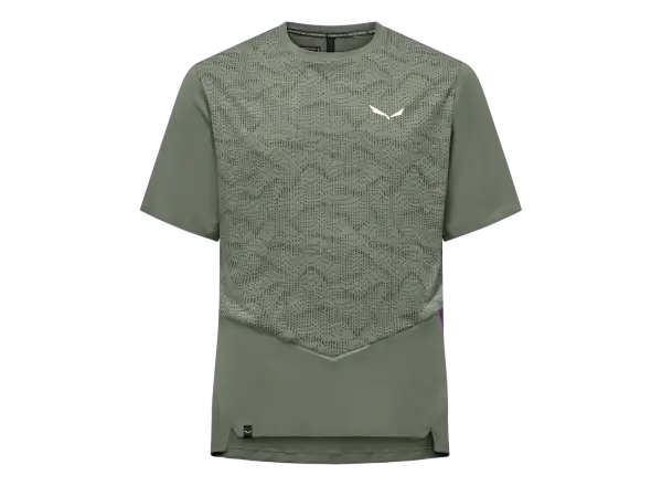 Salewa Pedroc Tech Dry men's short sleeve T-shirt Foaded green