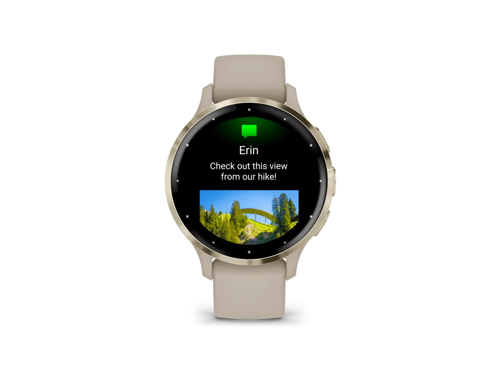 Garmin Venu 3S smart watch Soft Gold/French Gray