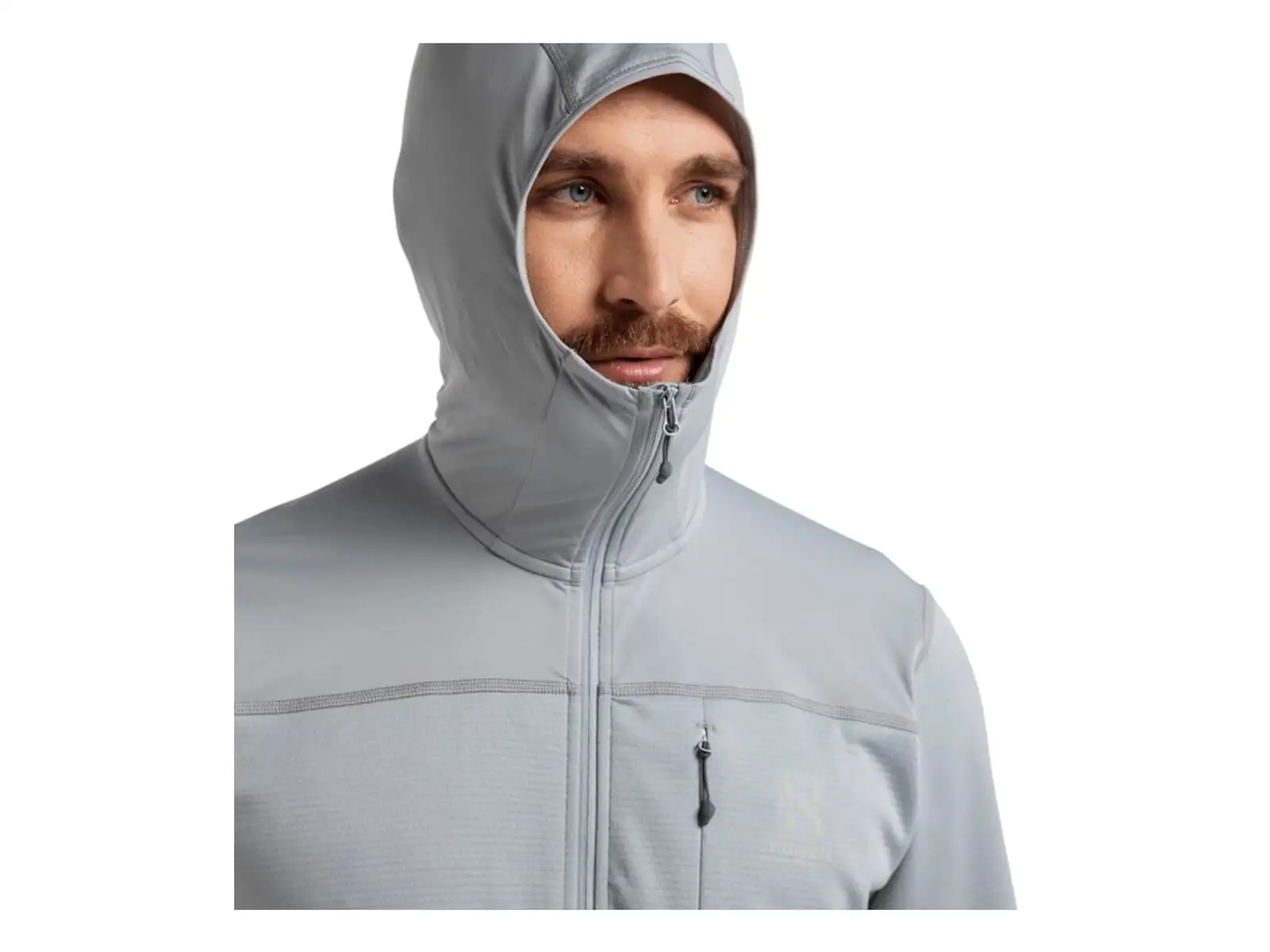 Haglöfs L.I.M Mid Multi Hood men's hoodie grey