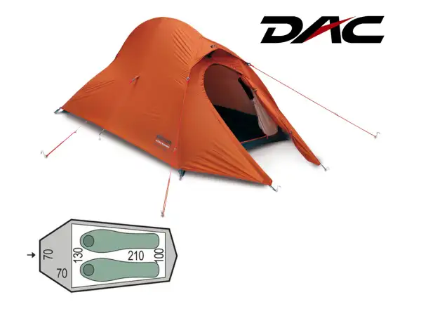 Pinguin Arris Extreme DAC Tent 2 persons orange