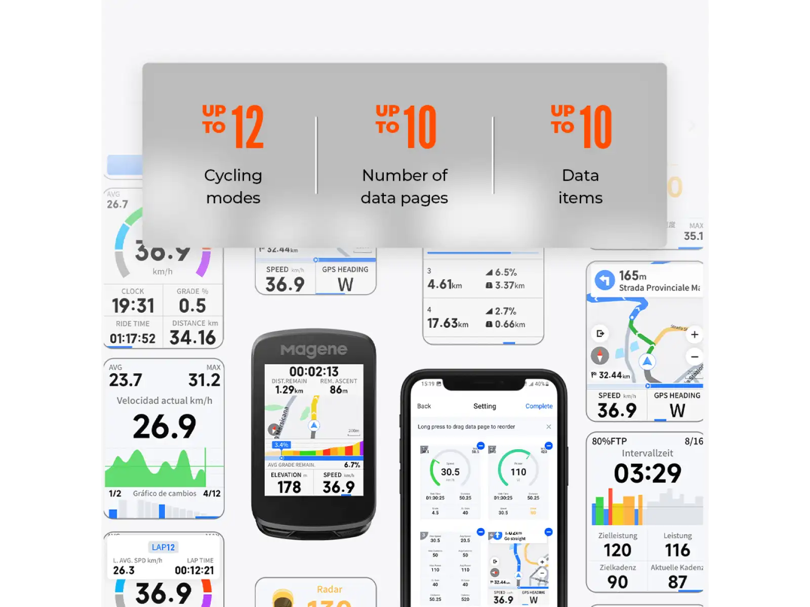 Magene C606 V2 GPS bike computer