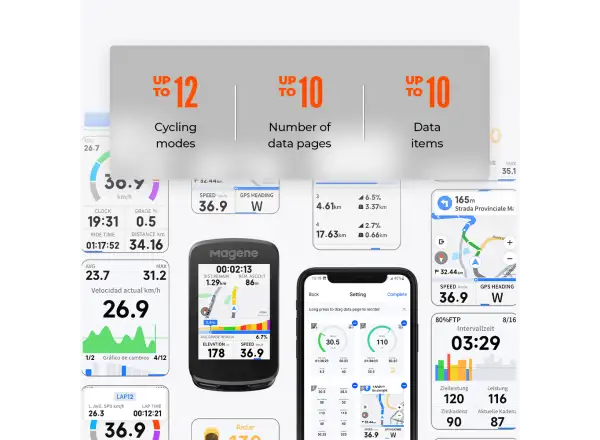 Magene C606 V2 GPS bike computer