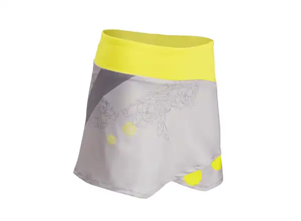 Silvini Isorno women's MTB cycling skirt cloud/yellow