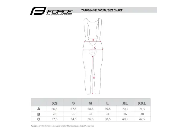 Force Reflex Line Lady women's bib pants with padding black