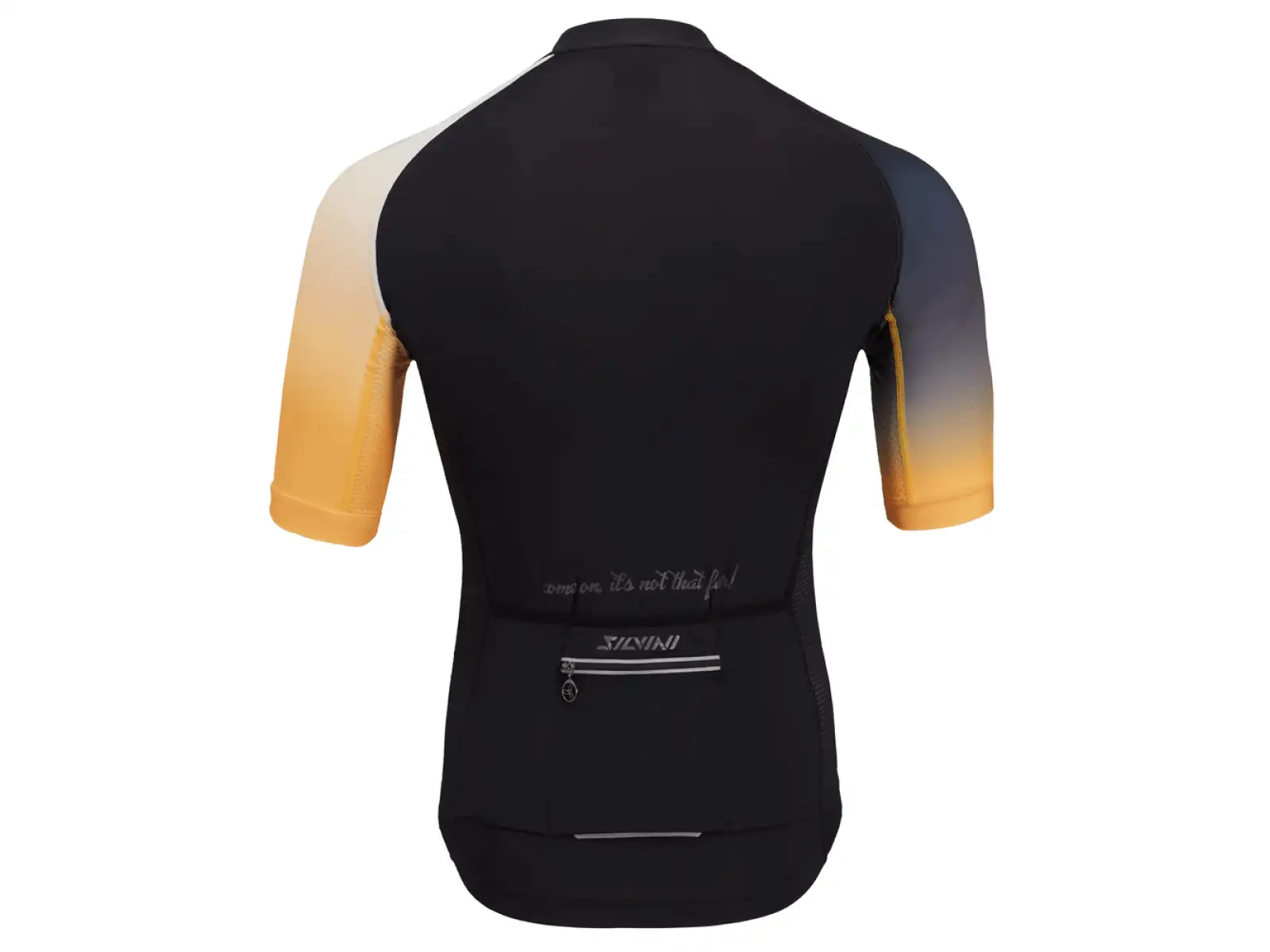 Silvini Mazzano men's jersey short sleeve black/yellow
