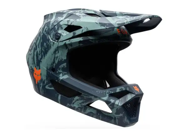Fox Rampage Image Print kids helmet Arctic Blue