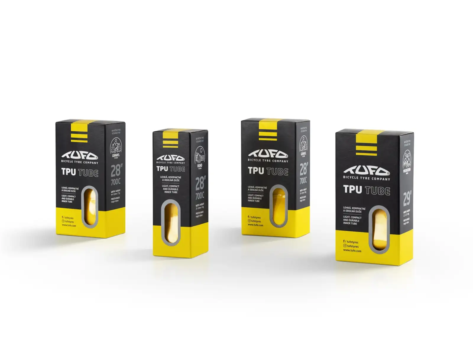 Tufo MTB TPU tube gal. valve FV60 29x2.1–2.5