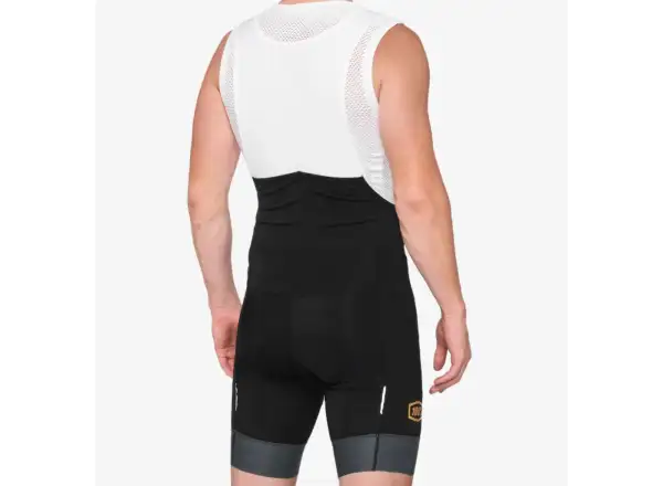 100% Exceeda Bib Shorts Men Black/Charcoal