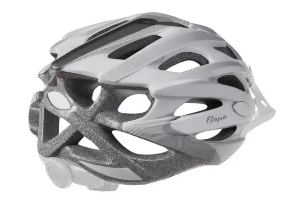 Etape Venus women's cycling helmet white/silver matte